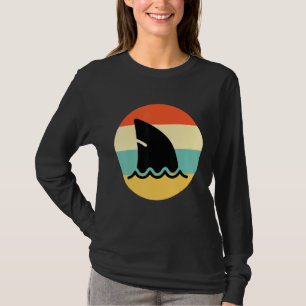 Shark Fin Retro Style Shark T-Shirt