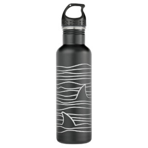 Shark Fins Ocean Marine Biologist  710 Ml Water Bottle