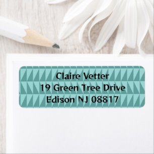 Shark Fins Return Address Label