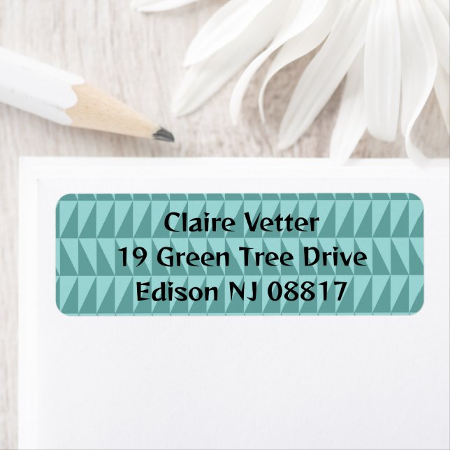 Shark Fins  Return Address Label (Insitu)