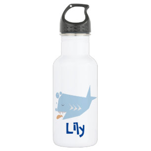 Shark Fish Kids Name 532 Ml Water Bottle