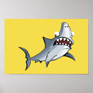 Shark Fish Swim Home Personalise Destiny Destiny'S Poster