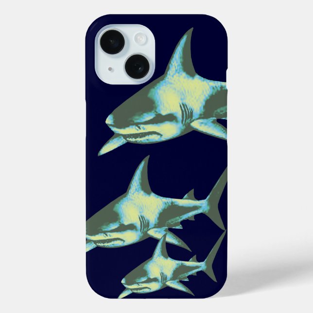 shark fish, wild animals Case-Mate iPhone case (Back)