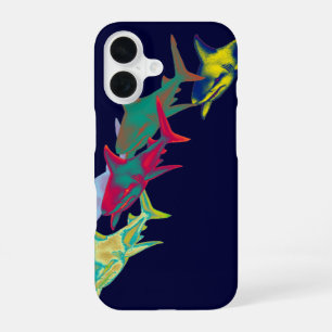 shark fish - wild animals iPhone 16 case