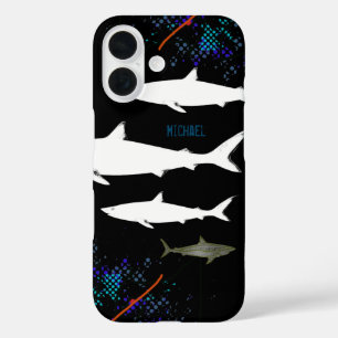 shark fish wild sea animal iPhone 16 case