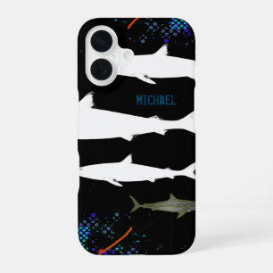 shark fish wild sea animal iPhone 16 case