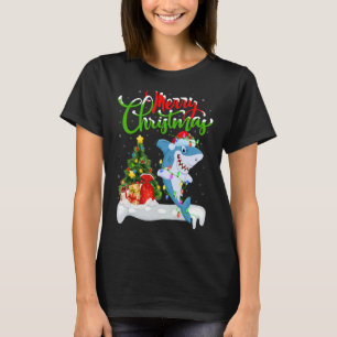 Shark Fish   Xmas Decorations Santa Shark Christma T-Shirt