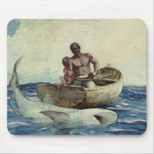 Shark Fishing, 1885 Mouse Pad