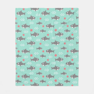 Shark Fleece Blanket