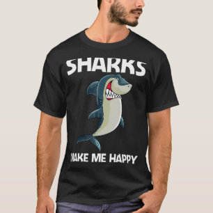 Shark For Men Women White Shark  1 T-Shirt