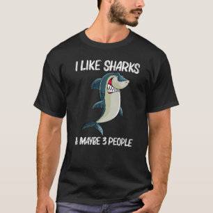Shark For Men Women White Shark T-Shirt