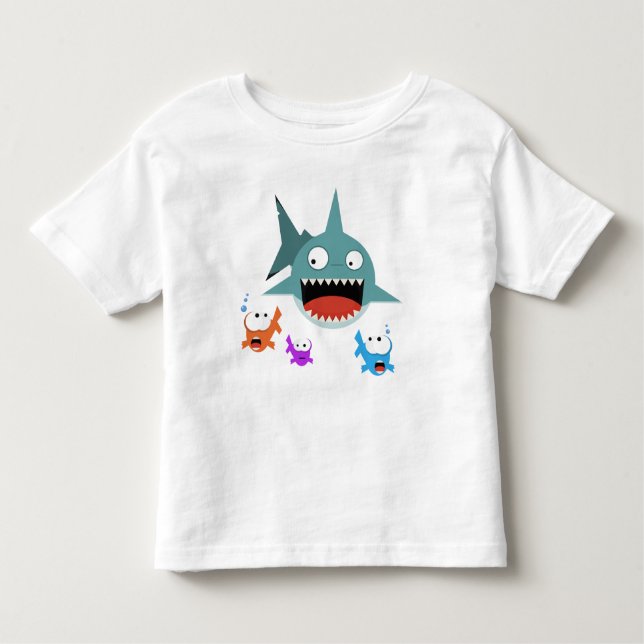 Shark Fun Toddler T-Shirt (Front)