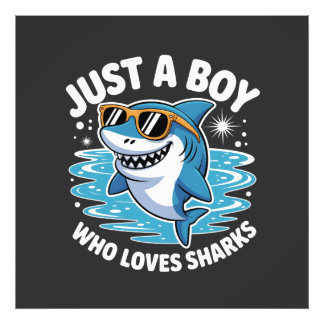 Shark Funny Quote Photo Print