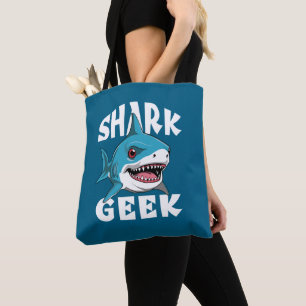 Shark Geek - Cute Design for Shark Lovers Tote Bag