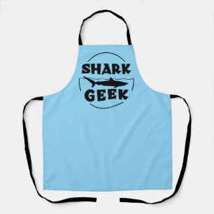 Shark Geek Design For Shark Lovers Apron