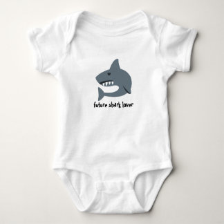 Shark Graphic Infant One-Piece Baby Bodysuit