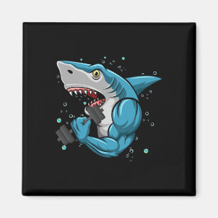 Shark Gym Powerlifting Weightlifting Bodybuilding  Magnet