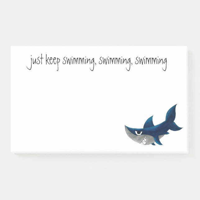 Shark "Hai" v2 Post-it Notes (Front)