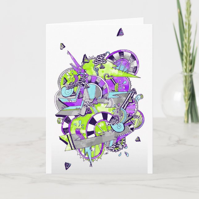 Shark Hunt Greeting Card (Front)