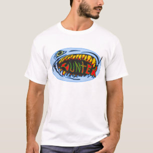 Shark Hunter Graffiti Art T-Shirt