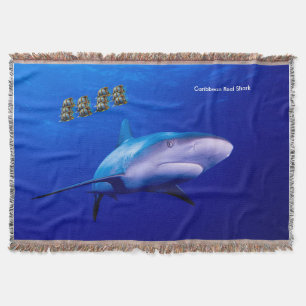 Shark image for Throw-Blanket Throw Blanket