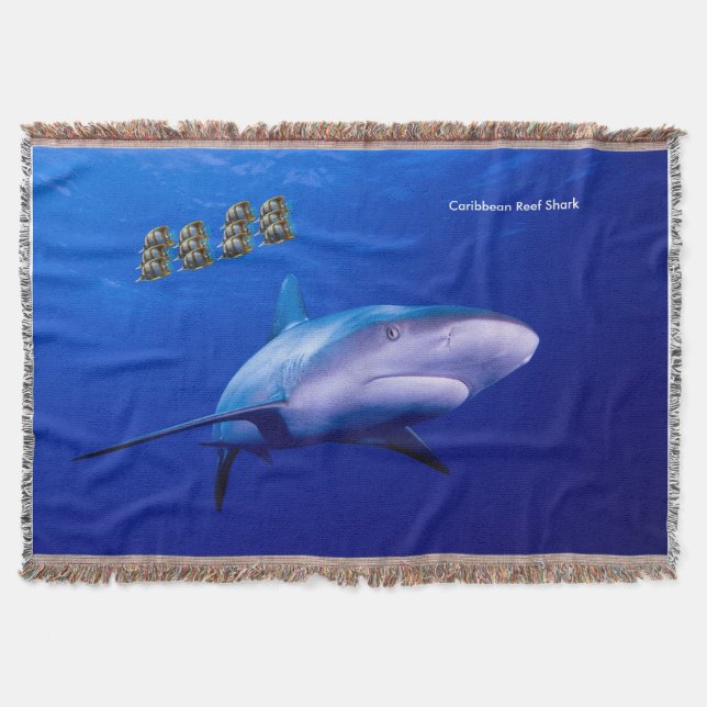 Shark image for Throw-Blanket Throw Blanket (Front)