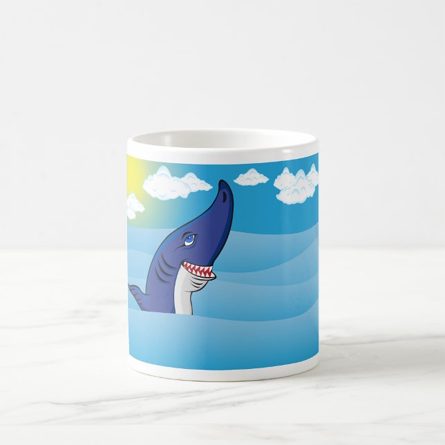 Shark In The Ocean Coffee Mug (Creator Uploaded)