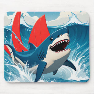 Shark in the Ocean Mouse Pad