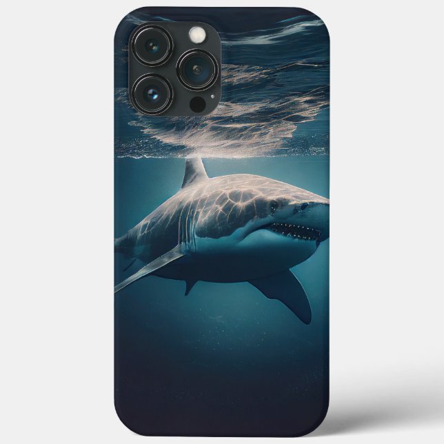shark in the sea Case-Mate iPhone case (Back)