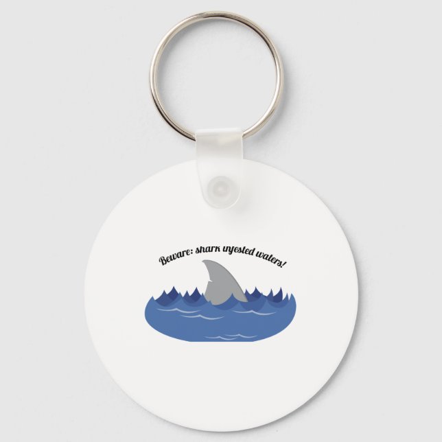 Shark Infested Key Ring (Front)