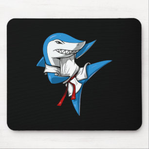 Shark Karate Martial Arts Kickboxing Jiu-jitsu Tae Mouse Pad