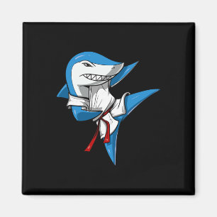 Shark Karate Ninja Martial Arts Kickboxing Jiu-jit Magnet