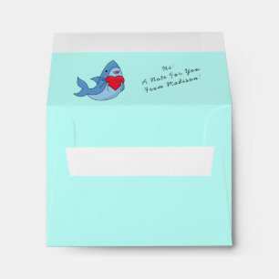 Shark Kid's Cute Kawaii Envelope