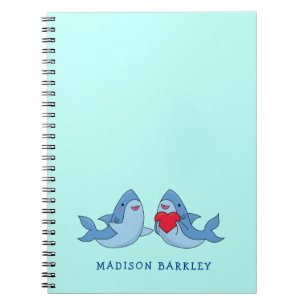 Shark Kid's Cute Kawaii Notebook