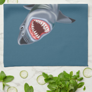 Shark Kitchen Towel Custom Colours