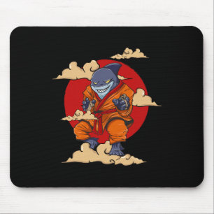 Shark Kung Fu Karate Martial Arts Kickboxing Jiu-j Mouse Pad