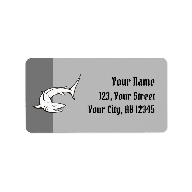 Shark Label (Front)