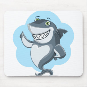 Shark Laughing Mouse Pad