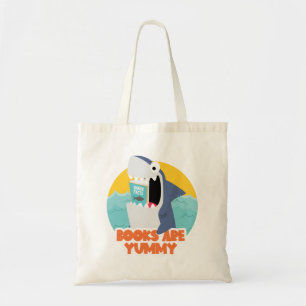 Shark Library Book  Tote Bag