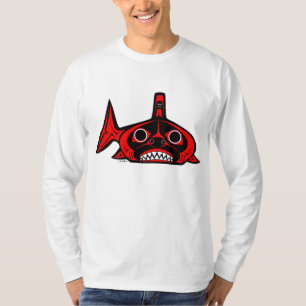 Shark Long Sleeved Tee Shirt