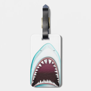 Shark Luggage Tag