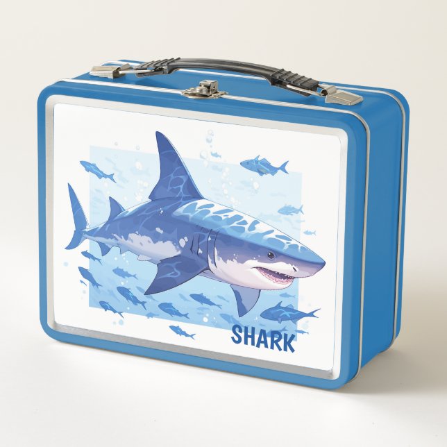 Shark Metal Lunch Box (Front)