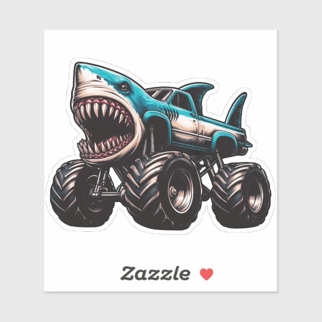 Shark Monster Truck  (Sheet)