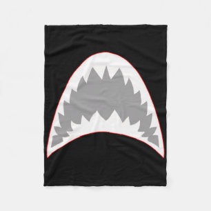 Shark Mouth Jaw Lazy Easy Costume For Halloween Pa Fleece Blanket