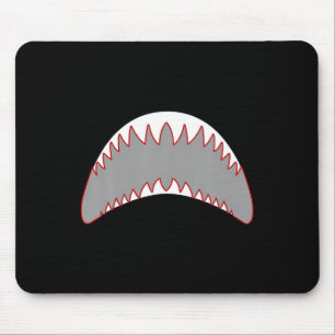 Shark Mouth Jaw Lazy Easy Costume For Halloween Pa Mouse Pad