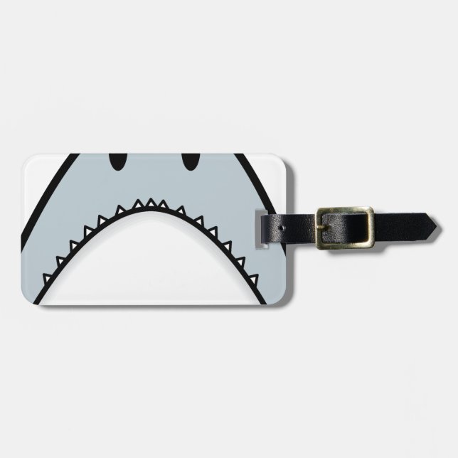 Shark nose luggage tag (Front Horizontal)
