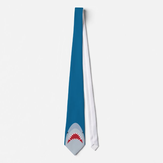 Shark Novelty Neck Tie (Front)