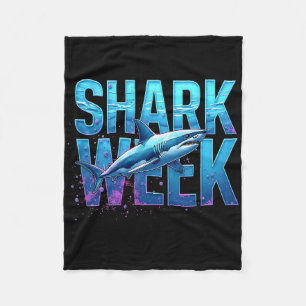Shark Ocean Beach Scu Vacation Lover Fleece Blanket