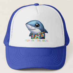 Shark on Vacation Trucker Hat