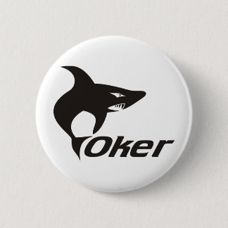 Shark One 6 Cm Round Badge